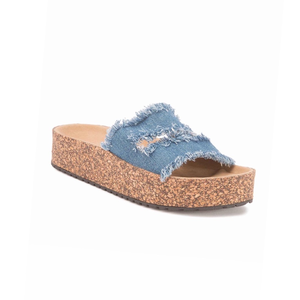 Olivia Miller Sarasota Frayed Sandals